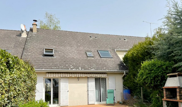 Vue jardin et terrasse maison type 4 à louer sur Monnaie | LOCATION 37