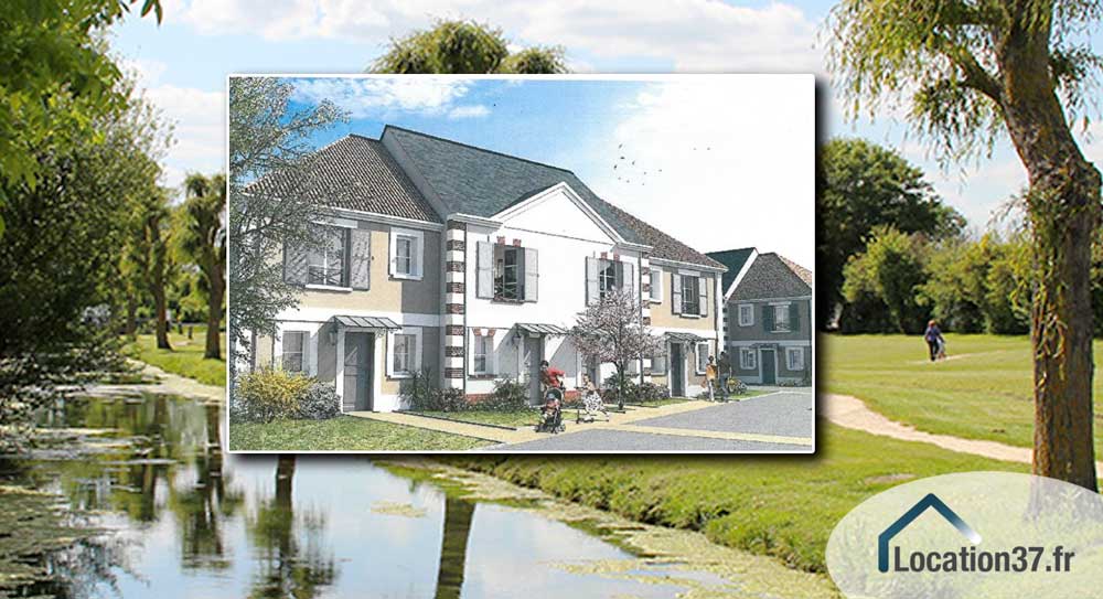 a louer au cœur d'une commune dynamique notre dame d oe au sein de Tours metropole Val de Loire a 10 minutes de Tours et desservi par Fil Bleu 