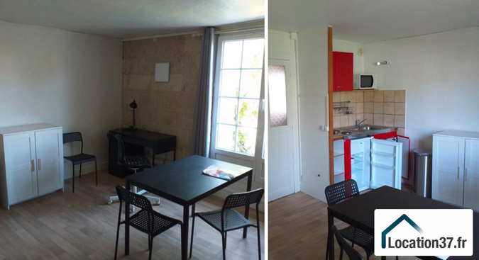 studio meublé idéal étudiant quartier des halles centre tours proche place plumereau location37.fr