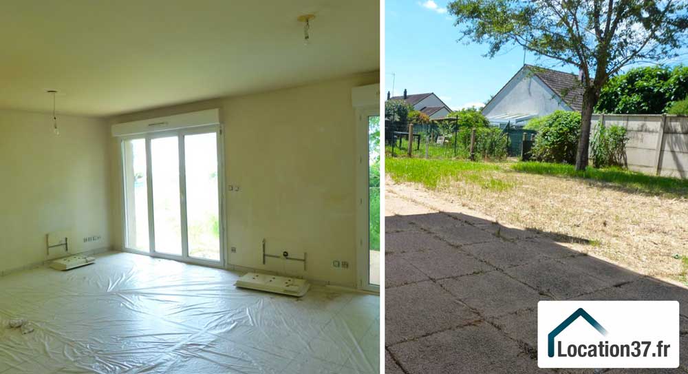 appartement T3 avec jardin tours nord par location37.fr