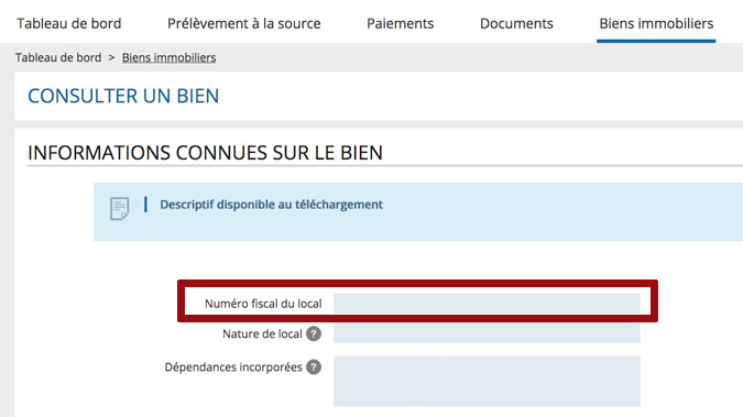image impot gouv numero fiscal de reference logement